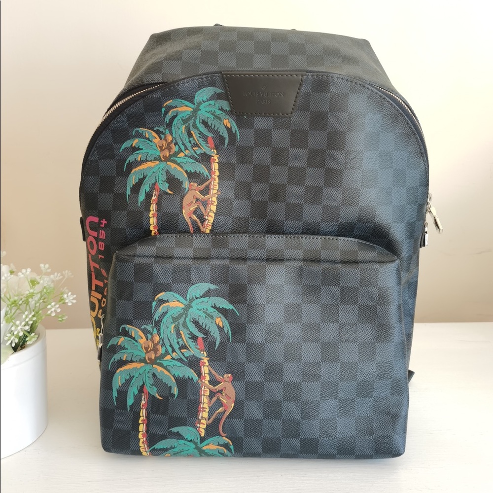Louis Vuitton Lv Apollo Cobalt Jungle Backpack